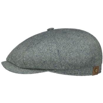 Stetson Hatteras Men's Silk Cap – Green & Blue, 55cm
