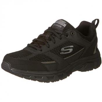 Sneaker SKECHERS OAK CANYON-VERKETTA Gr. 45, schwarz Herren Schuhe mit Relaxed Fit-Ausstattung
