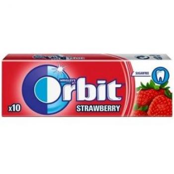 Orbit 14g jahodové dražé