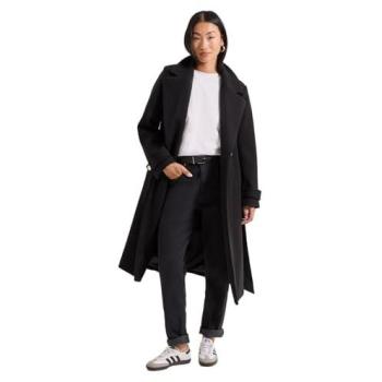Miniature Belted Overcoat in Black – Dorothy Perkins, Size 14