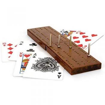 Family Cribbage Board & Card Game