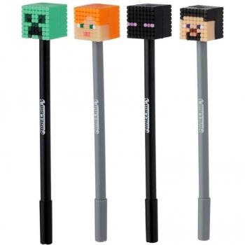 Puckator, Minecraft Zeichenstifte (Schwarz, Grau, Mehrfarbig, 1 x)