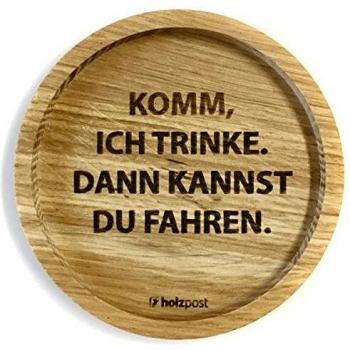 Holzuntersetzer Fahren aus massiver Eiche