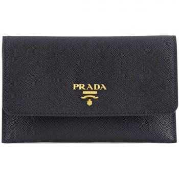 Portafoglio Donna Prada 1Mc004qwaf0002 – Design in pelle nera