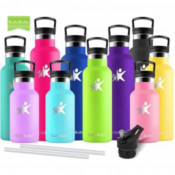 KollyKolla 600ml Insulated Water Bottle