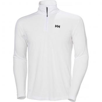 Helly Hansen Maglietta a Zip Medio 2.0 Manica Lunga Bianco XXL