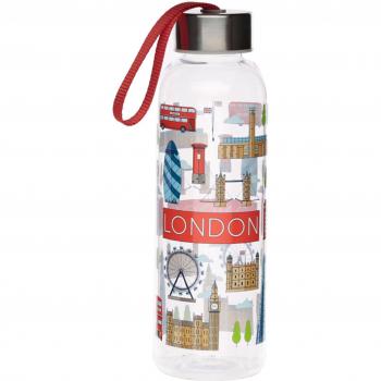 London Icons 500ml Water Bottle with Metal Lid