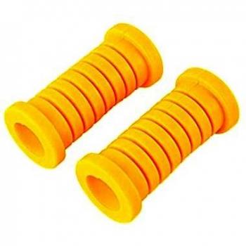 Fußrasten‑Gelbgummi – 1 Paar, 90 mm, für Simson Modelle