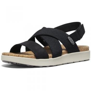 Keen Kvinna Elle Criss Cross Svart/Björk