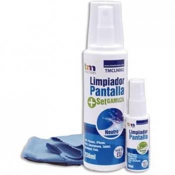 Limpiador Neutro TM Electron + Gamuza para Pantallas