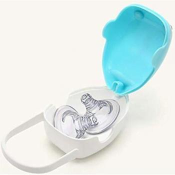 Estuche de Chupete Formato Ballena, Portátil y Seguro