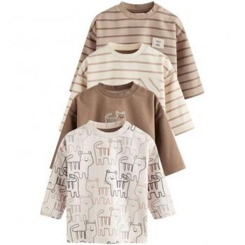 Next Baby Langarm-T-Shirts (4er Set)