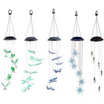 Frigg Solar LED Color-Changing Wind Chime