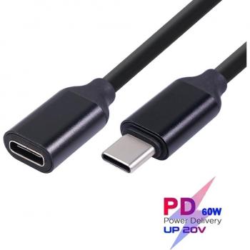 PD 60W Typ-C Verlängerungskabel für Netzteil