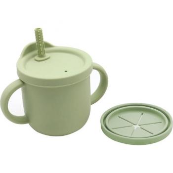 Baby Snack Container with Straw