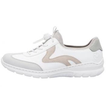 Rieker Women's L32G9-80 White Slip-On Shoes Size 6.5