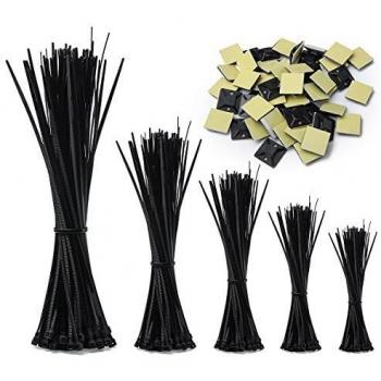 Home Office & Garage Nylon Cable Clips – 500 Pieces