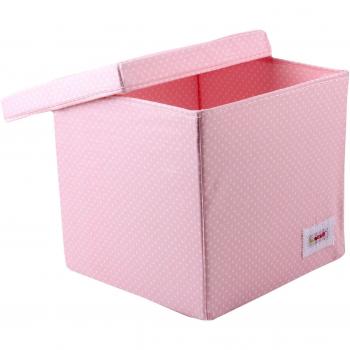 Organizzatore cubo decorato in rosa