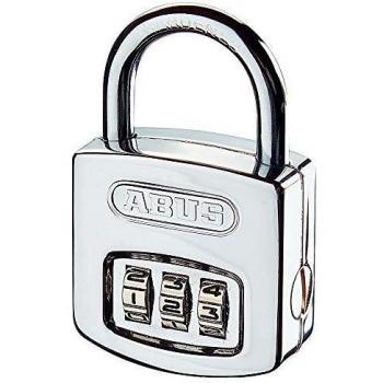 Abus Combi Candado de combinación 160 × 40 mm, color plateado