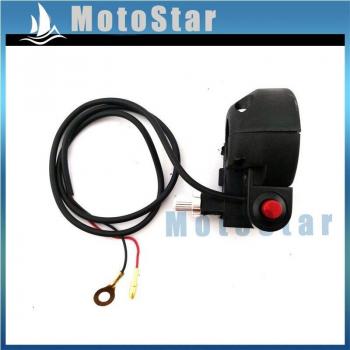 7/8 Throttle Handle with Kill Switch for 47cc 49cc Mini Moto Dirt Scooter
