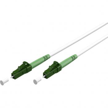 Goobay 59586 Glasfaserkabel 3 m LC/APC FTTH OS2 Weiß