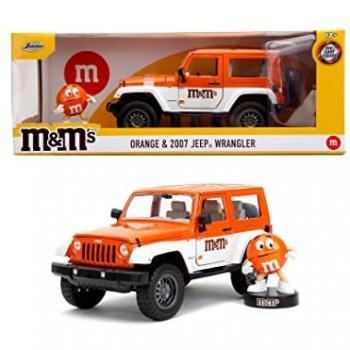 JADA TOYS 1:24 M&Ms Orange Jeep Wrangler