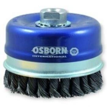 Taza de Alambre Trenzado Osborn – Tuerca M14, 80 mm, 50 mm total (25+25)