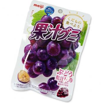 Meiji Grape Snack Gummies 51g x 10 Bags