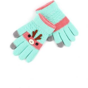 Children's Christmas Deer Knit Mittens