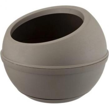 Vase Sfera 23 L en Plastique – Marron Intense