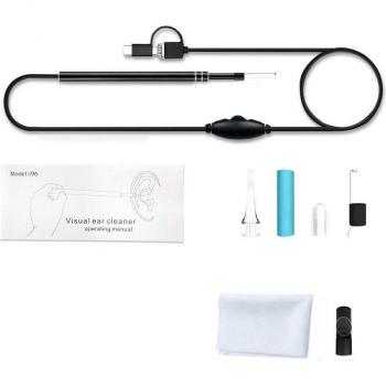 3-in-1 Endoscope Ear Wax Removal Spoon