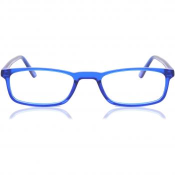 Óculos Reta Masculino Aro Cheio Plástico Azul SmartBuy Collection
