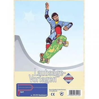 Pebaro Kreativset Laubsäge Skateboard, 351/2S