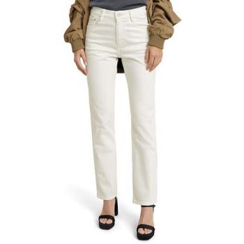 30  Gold‑Chalk Viktoria Women's High‑Straight Jeans