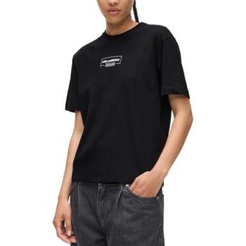 T‑shirt Noir M – Logo Silhouette – Karl Lagerfeld Jeans