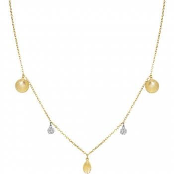 Luxenter Collar Arane Brillante en Plata y Oro