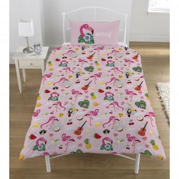 Poly-Cotton Flamingo Bliss Duvet – One Size