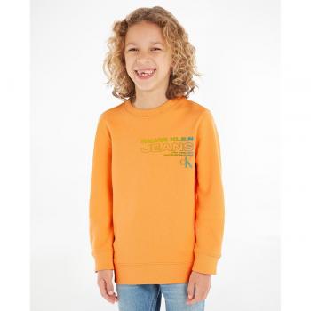 Sudadera para niño Calvin Klein naranja