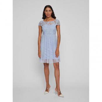 Vila Partykleid Ulricana 14083836 Himmelblau Regular Fit