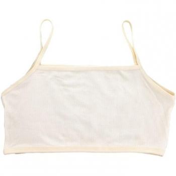 Solid Color Girls' Training Cami Bra