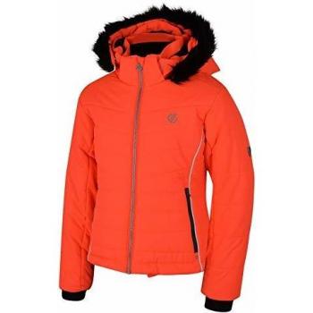 Dare 2b Mädchen Predate Wetterfest Atmungsaktiv Hochisolierender Gepolsterter Ski-Silhouette‑Jacke – Feuerkoralle