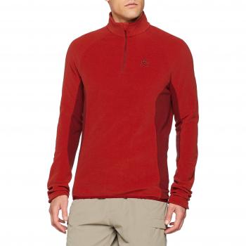 Pull Odlo Royale Homme, Syrah-Fiery Red-Stripes, Taille L