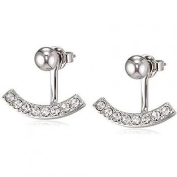 FineCore Edelstahl‑Silber Ohrringe Tommy Hilfiger (Damen, 1,3 cm)