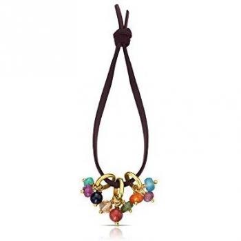 Anillas Hold de Plata con Gemas