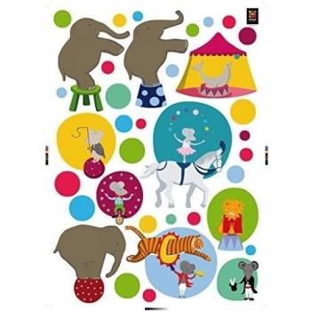 Autocollant Éléphant et Souris