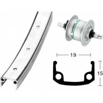 Exal Dh3N31 Laufrad – 28 Rigid36T