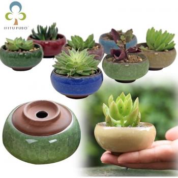 Ensemble de pots en céramique fissurés GYH