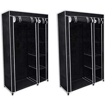 Armarios Portátiles de Tela 2 Unidades