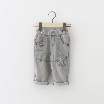 Pantalones Cortos Denim Recién Nacido 7”
