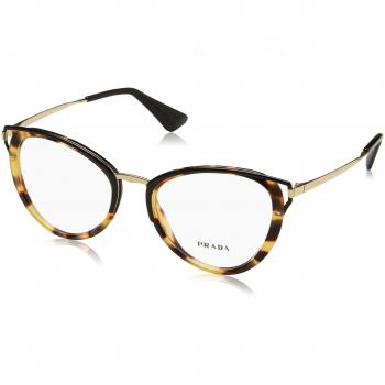 Monturas Prada 0PR 53UV, Gafas para Mujer, Marrón (Medium Havana), 52